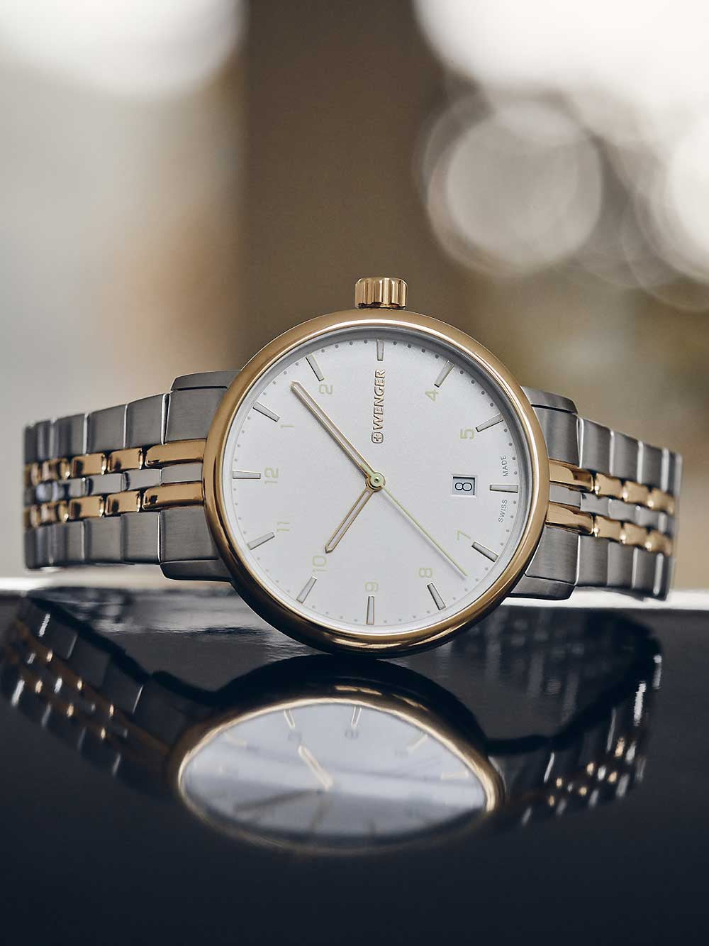 Wenger 01.1731.122 Urban Classic vyriškas laikrodis 40mm 10 ATM