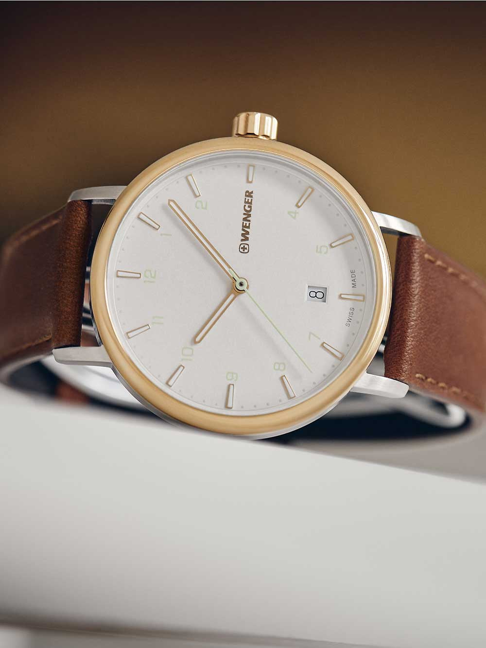 Wenger 01.1731.118 Urban Classic vyriškas laikrodis 40mm 10 ATM