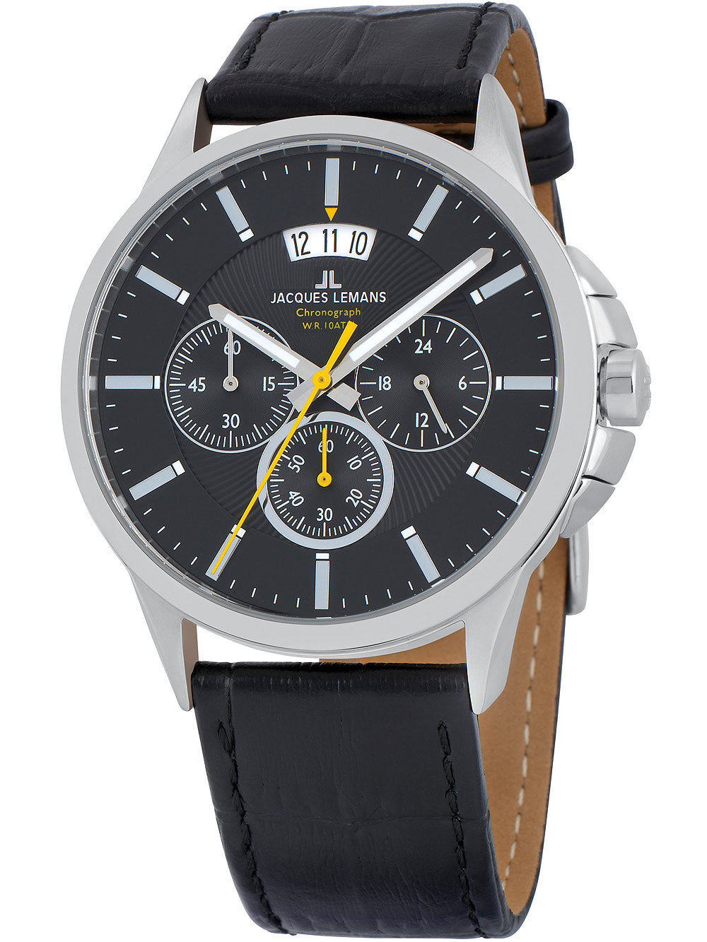 Jacques Lemans 1-1542A Sydney Chronograph vyriškas laikrodis 42mm 10 ATM