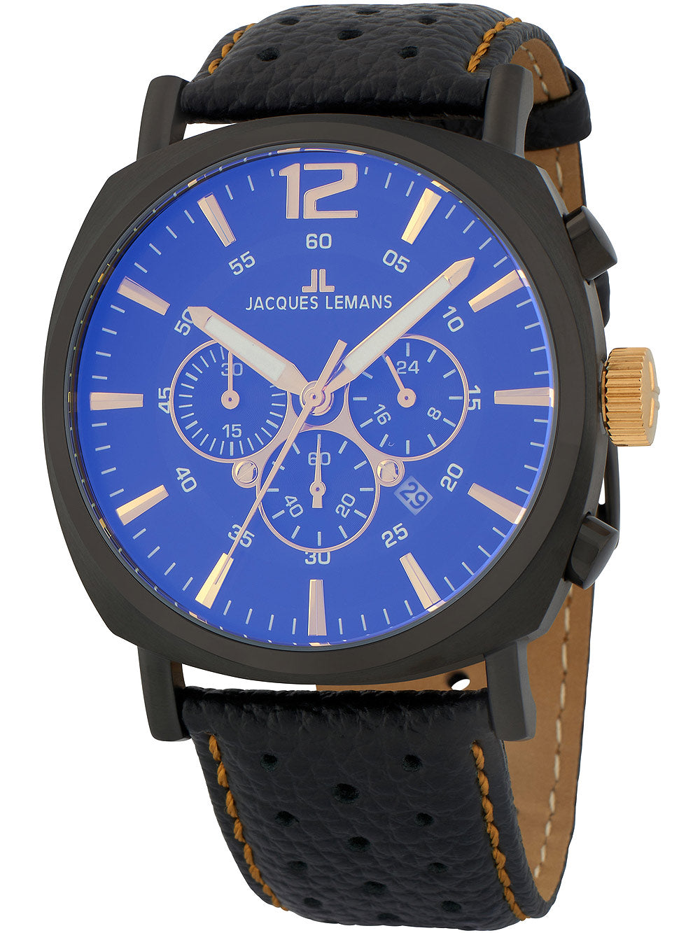 Jacques Lemans 1-1645.1O Lugano Chronograph 46mm 10ATM