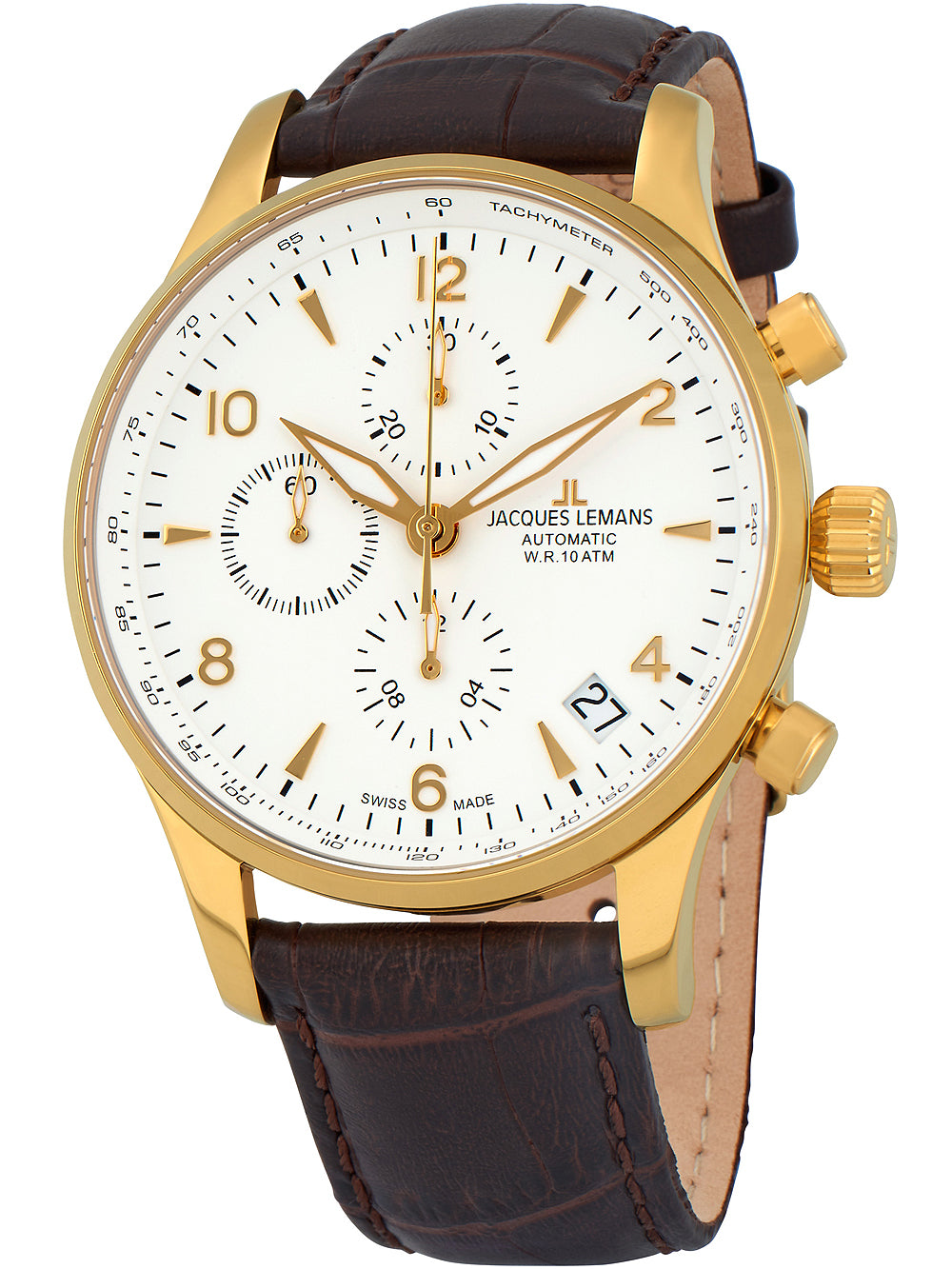 Jacques Lemans 1-1935C London automatic chronograph 44mm 10ATM