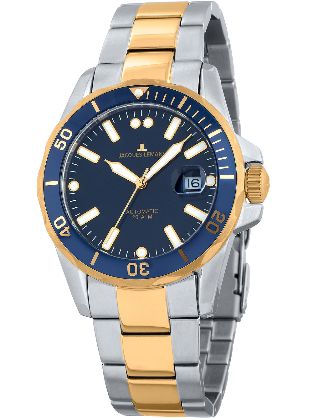 Jacques Lemans 1-2014F Liverpool vyriškas laikrodis 42mm 20ATM