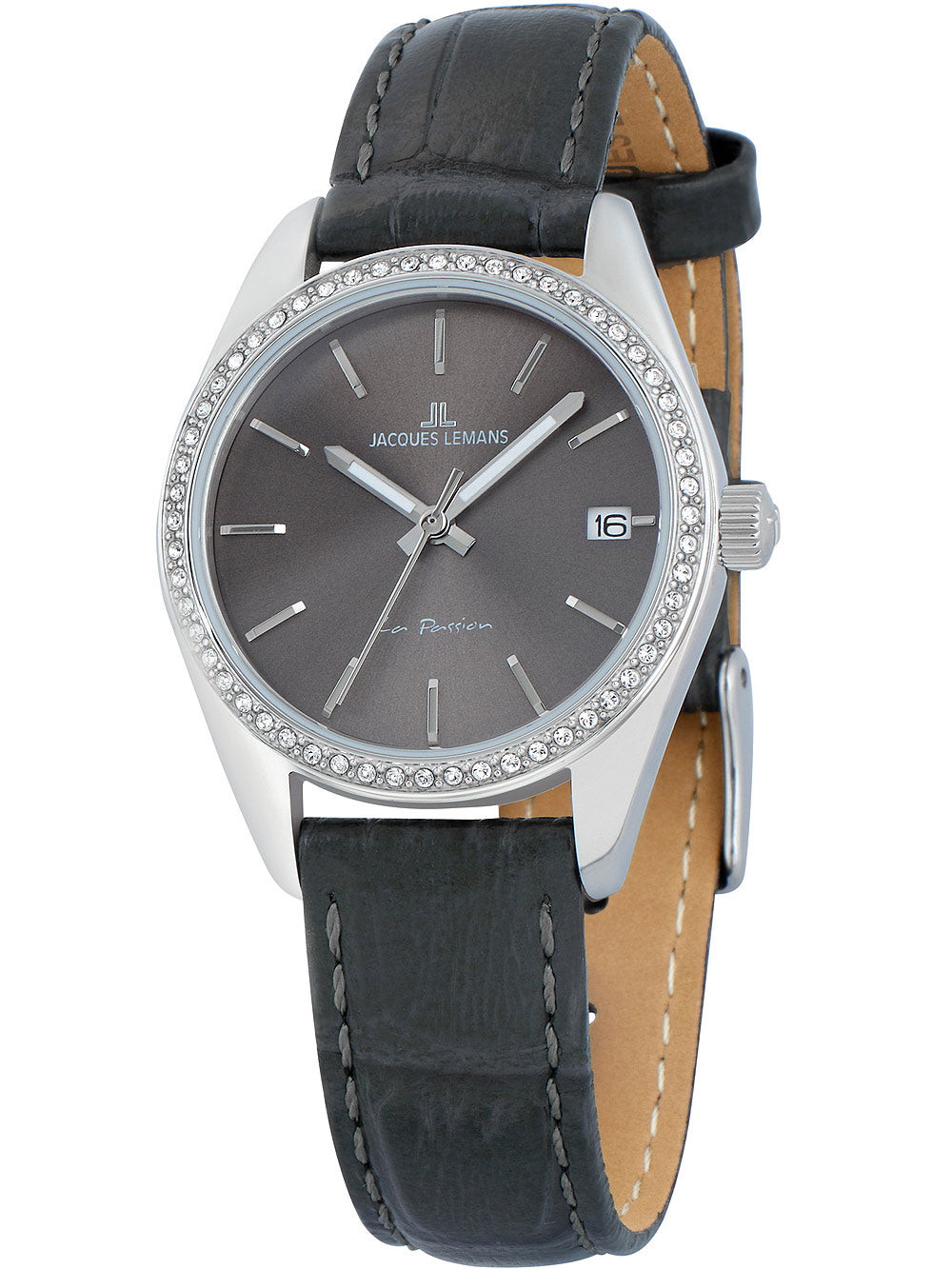 Jacques Lemans 1-2085A La Passion moteriškas laikrodis 30mm 10ATM
