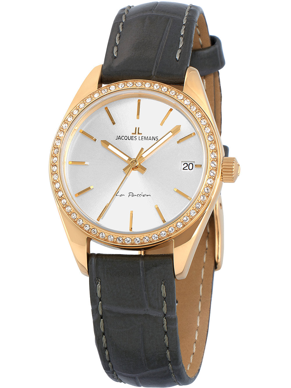 Jacques Lemans 1-2085C La Passion moteriškas laikrodis 30mm 10ATM