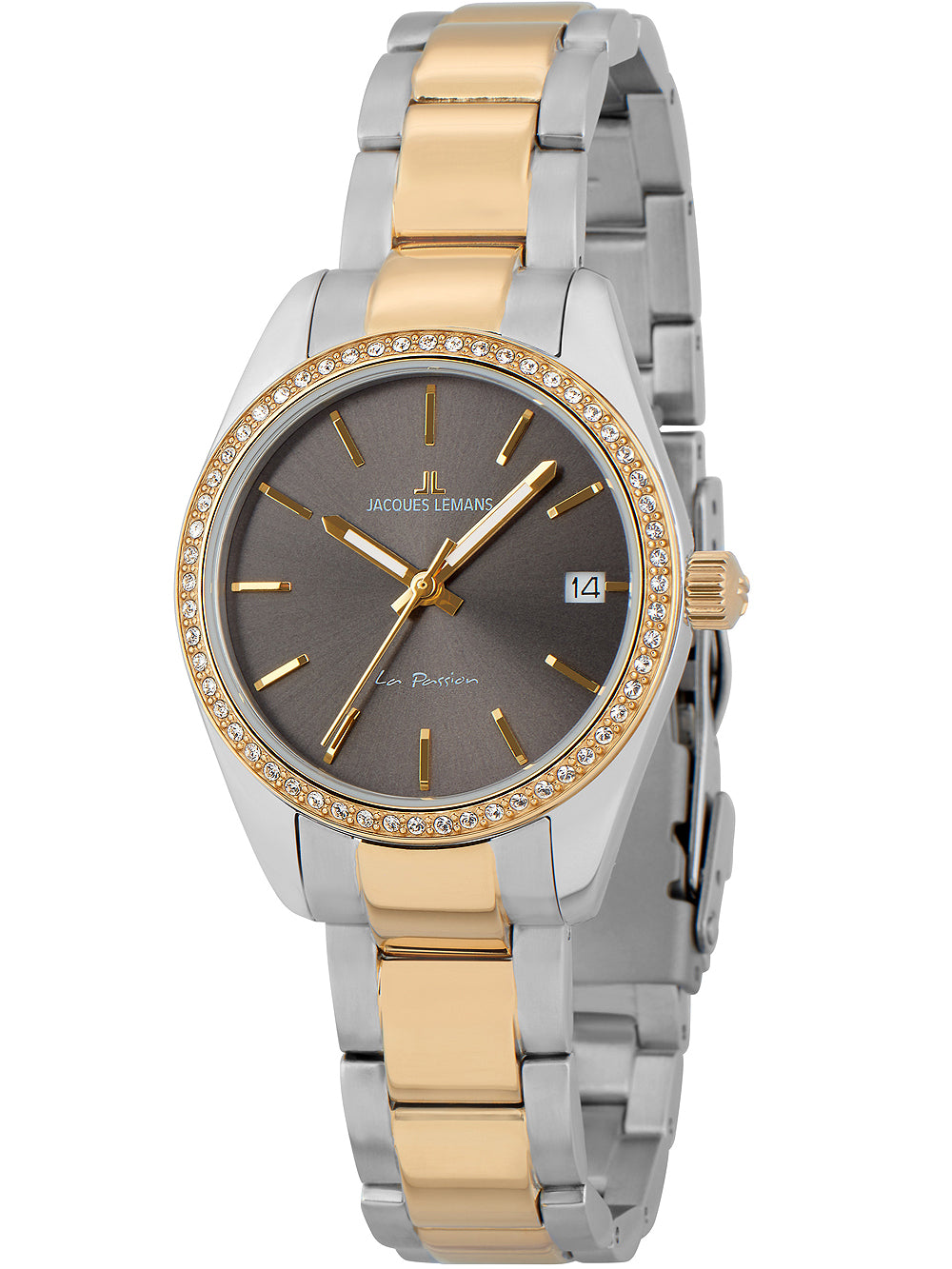 Jacques Lemans 1-2085G La Passion moteriškas laikrodis 30mm 10ATM