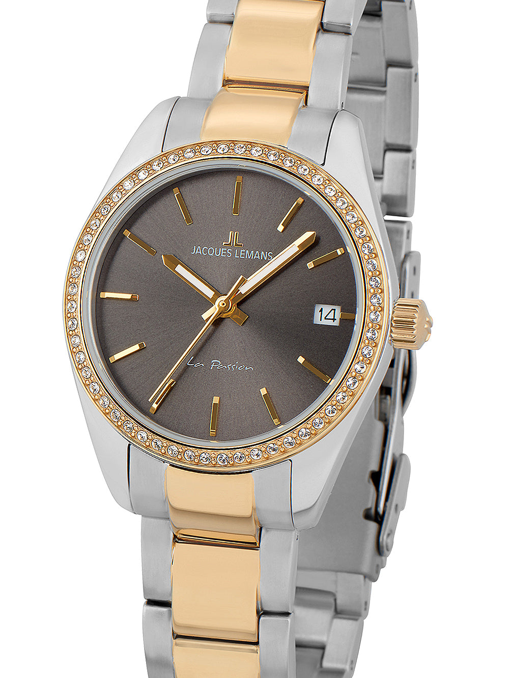 Jacques Lemans 1-2085G La Passion moteriškas laikrodis 30mm 10ATM