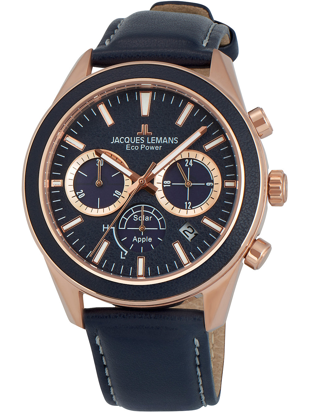 Jacques Lemans 1-2115E Eco Power Apple 44mm 10ATM
