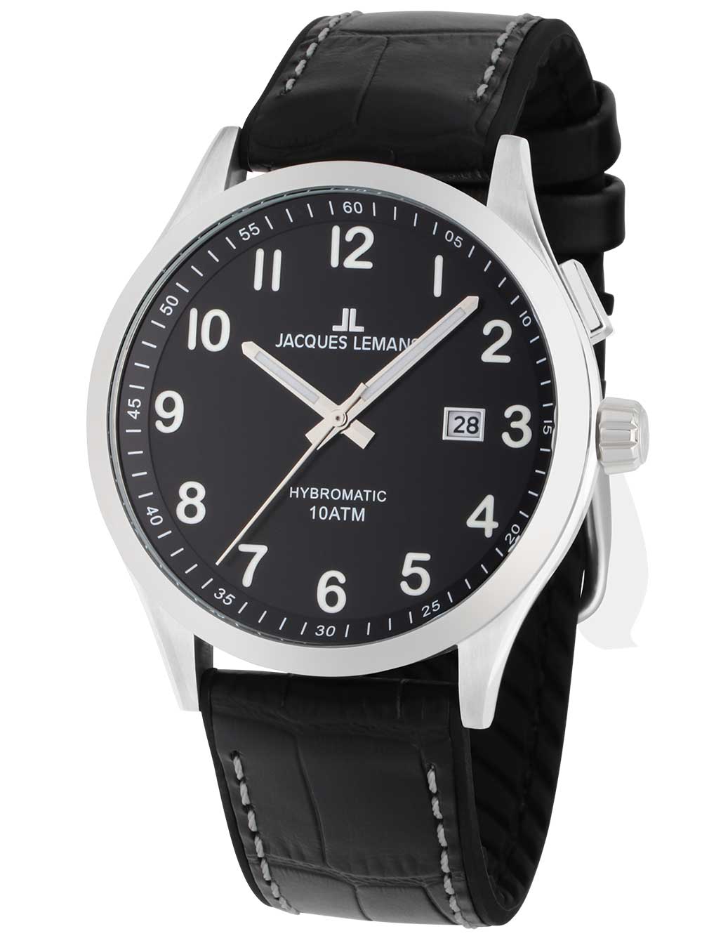 Jacques Lemans 1-2130D Hybromatic vyriškas laikrodis 42mm 10ATM