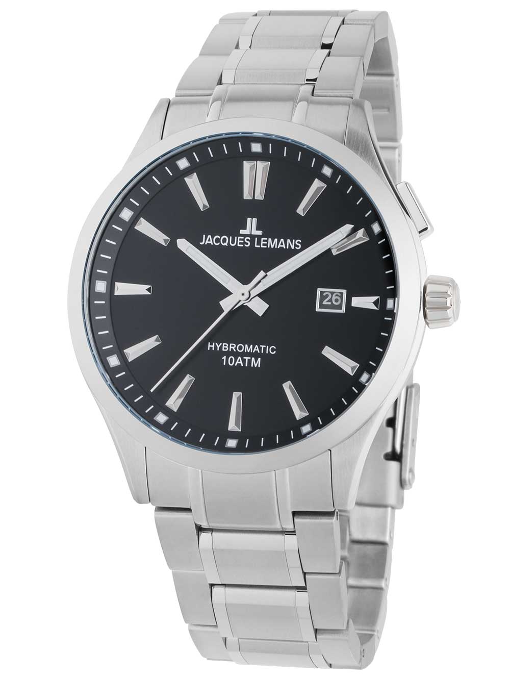 Jacques Lemans 1-2130G Hybromatic vyriškas laikrodis 42mm 10ATM