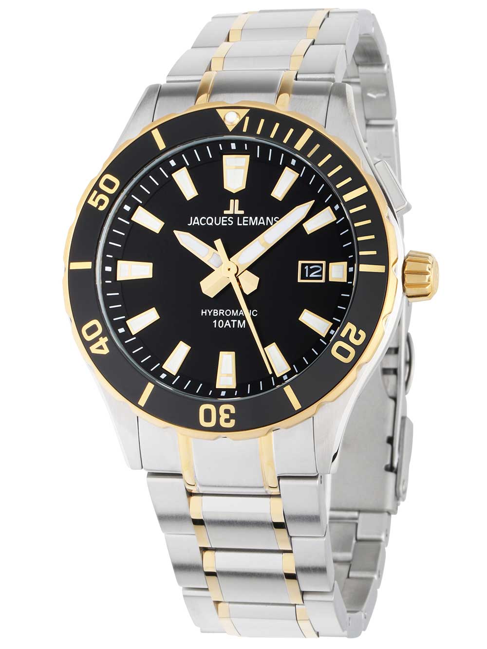 Jacques Lemans 1-2131F Hybromatic vyriškas laikrodis 42mm 10ATM
