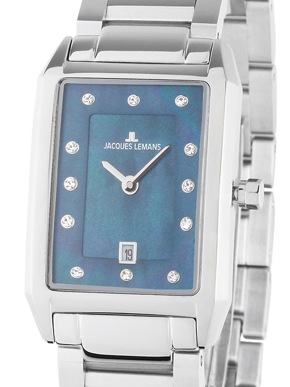 Jacques Lemans 1-2158L Torino square moteriškas laikrodis 23mm 5ATM
