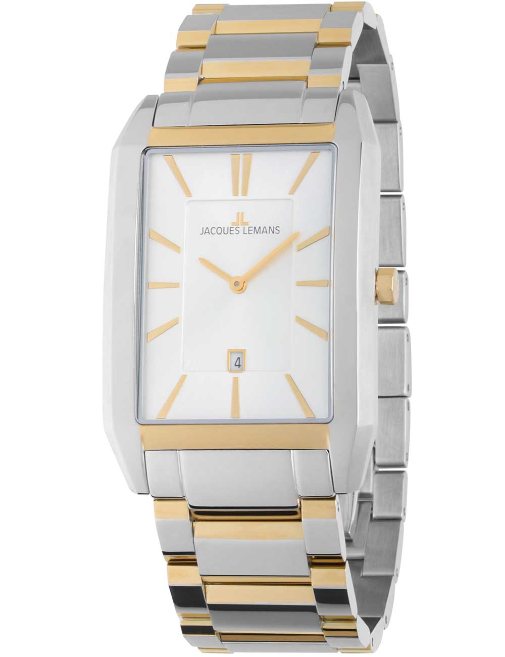 Jacques Lemans 1-2160L Torino square vyriškas laikrodis 34mm 5ATM