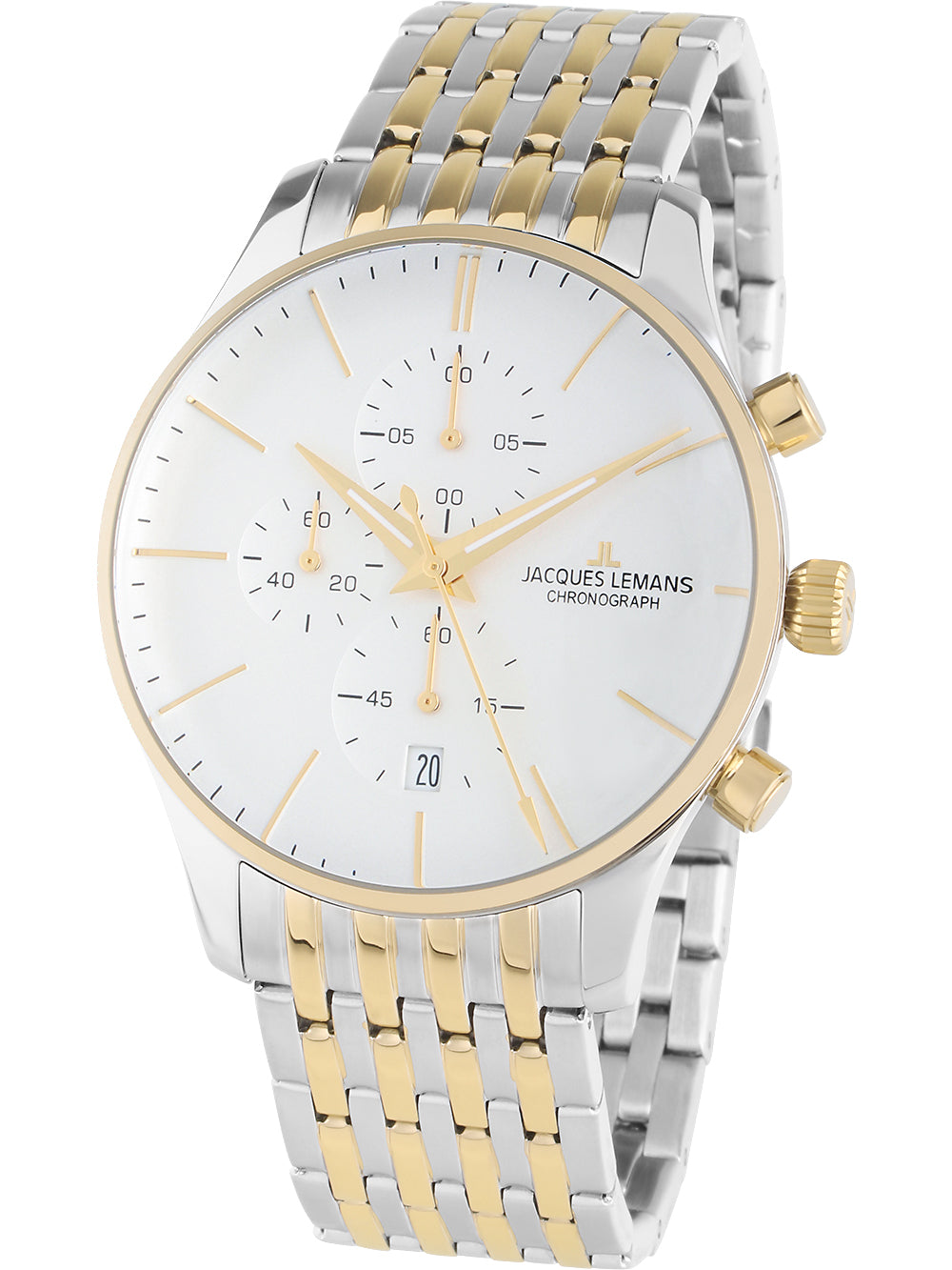 Jacques Lemans 1-2163J London vyriškas laikrodis Chronograph 40mm 5ATM