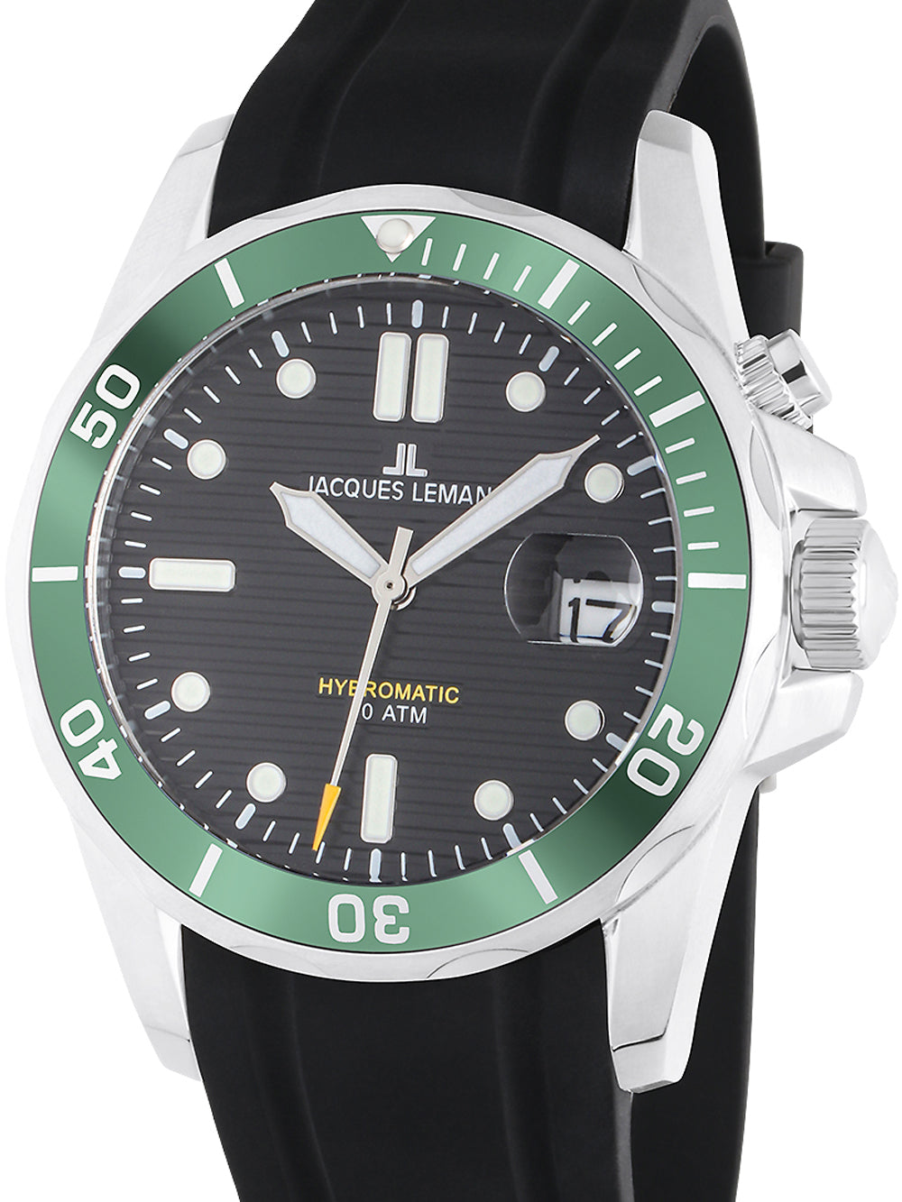 Jacques Lemans 1-2170E Hybromatic Diver vyriškas laikrodis 41mm 20ATM