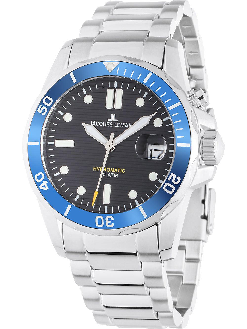 Jacques Lemans 1-2170J Hybromatic Diver vyriškas laikrodis 41mm 20ATM