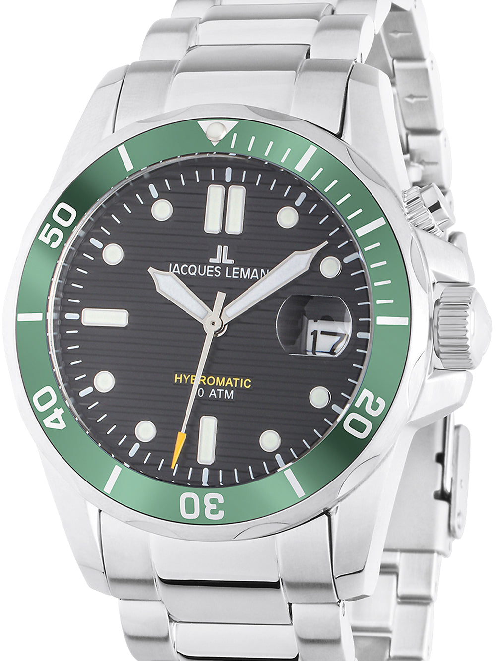 Jacques Lemans 1-2170K Hybromatic Diver vyriškas laikrodis 41mm 20ATM