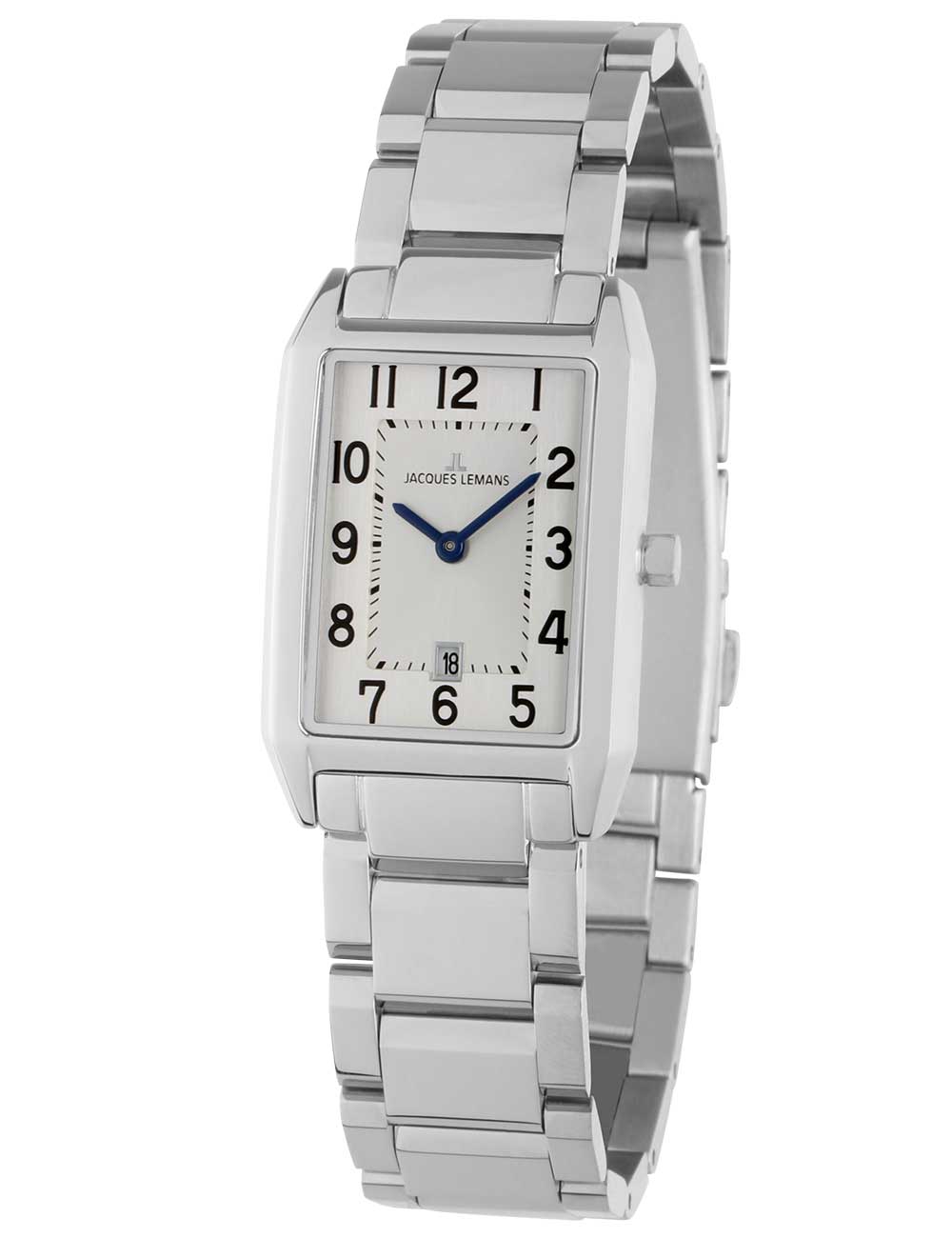 Jacques Lemans 1-2189G Torino square moteriškas laikrodis 23mm 5ATM