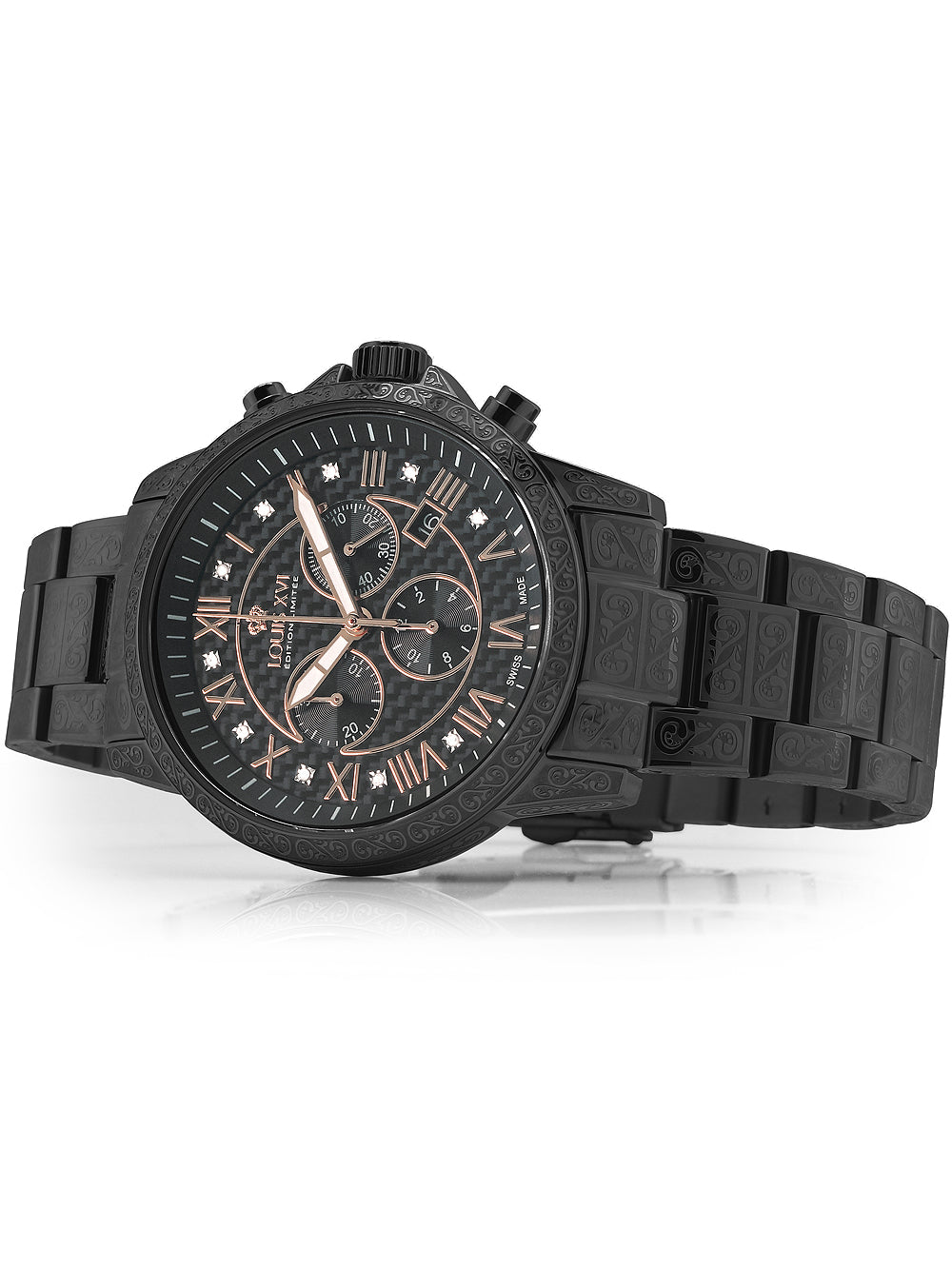 Louis XVI LXVI1020 Palais Royale Chronograph vyriškas laikrodis 43mm 5ATM