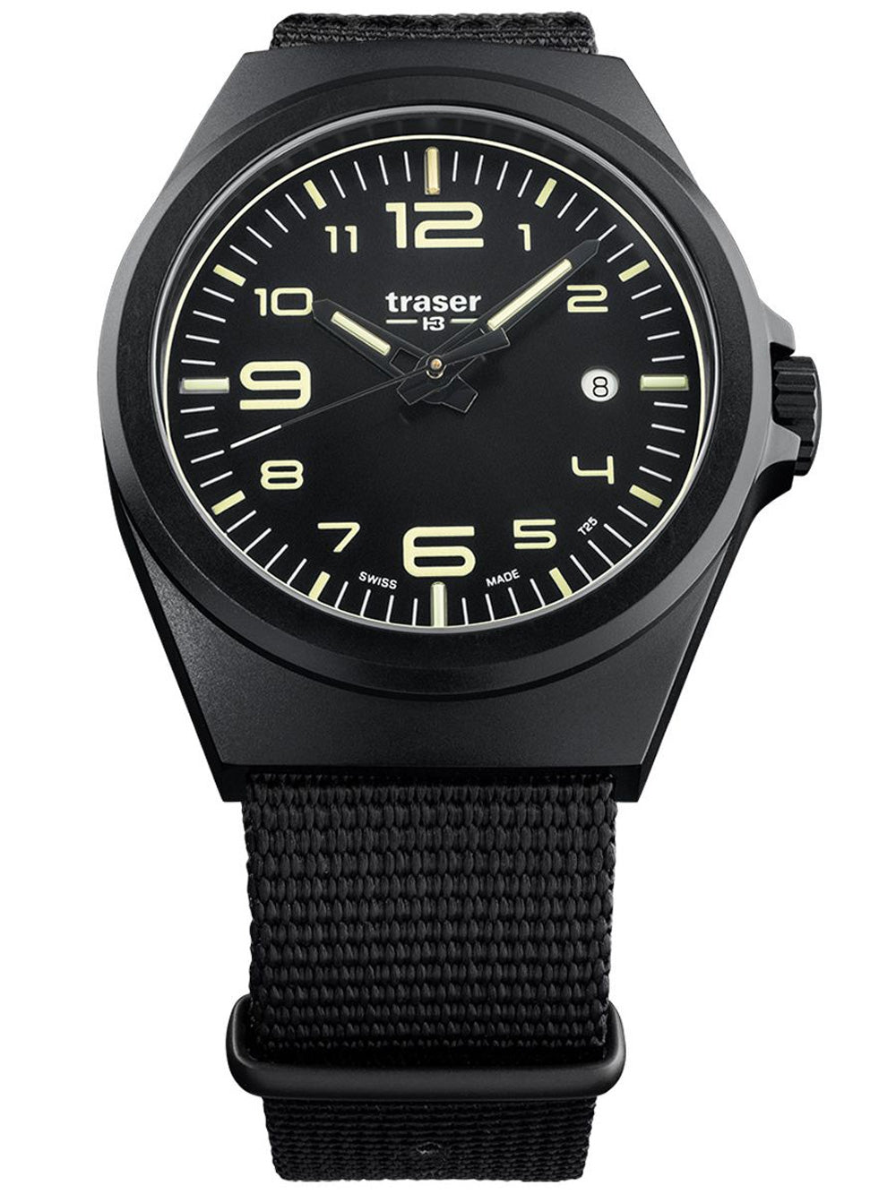 Traser H3 108218 P59 Esssential M Black vyriškas laikrodis 42mm 10ATM