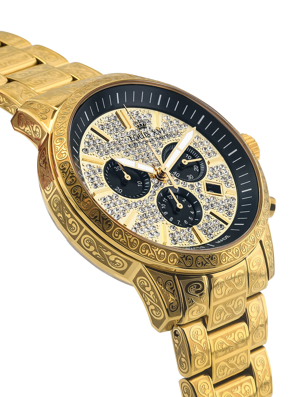 Louis XVI LXVI1087 Palais Royale Chronograph vyriškas laikrodis 43mm 5ATM
