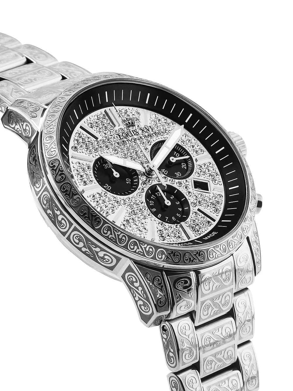 Louis XVI LXVI1088 Palais Royale Chronograph vyriškas laikrodis 43mm 5ATM