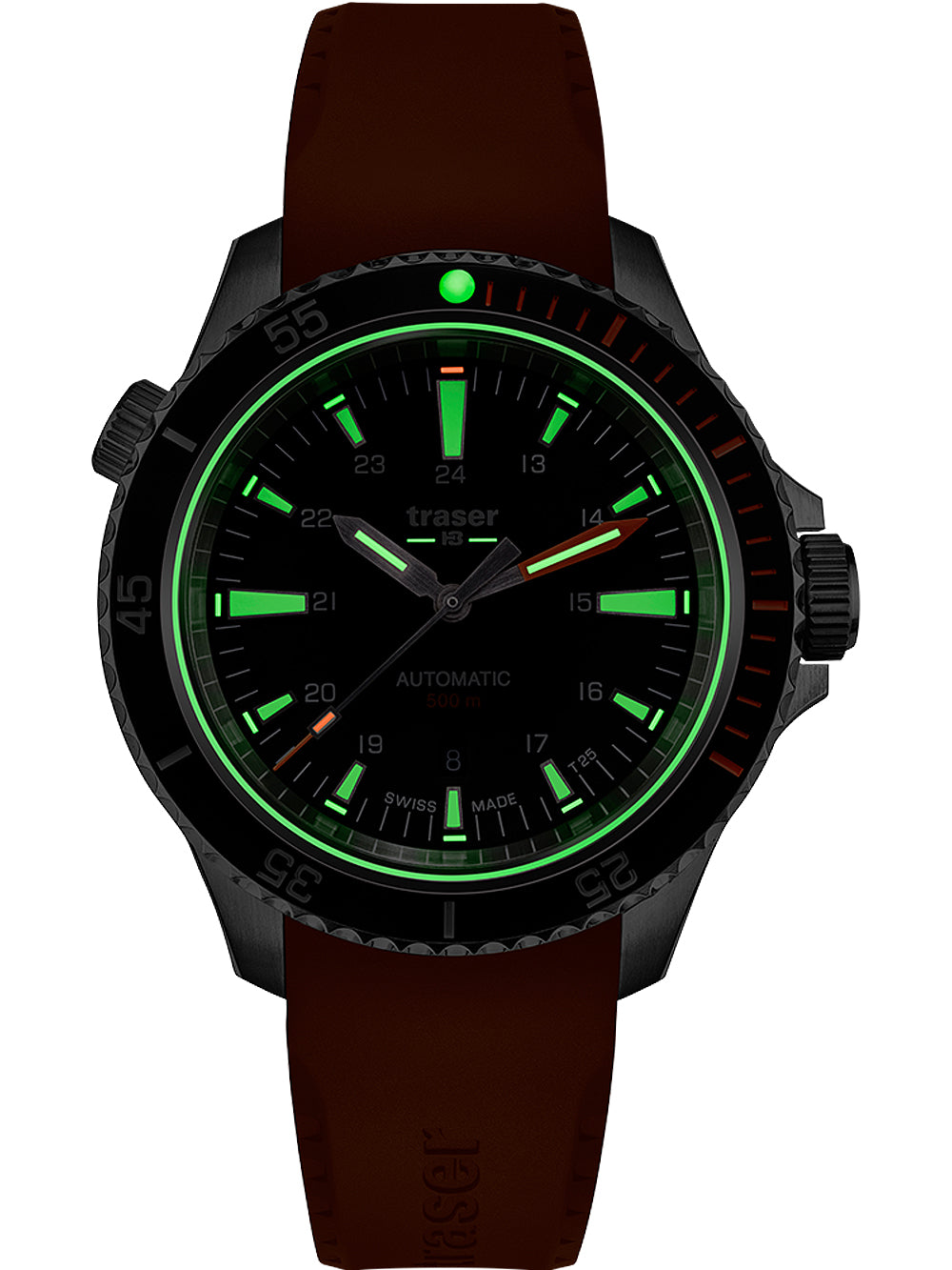 Traser H3 110323 P67 Diver Automatic Black vyriškas laikrodis 46mm 50ATM