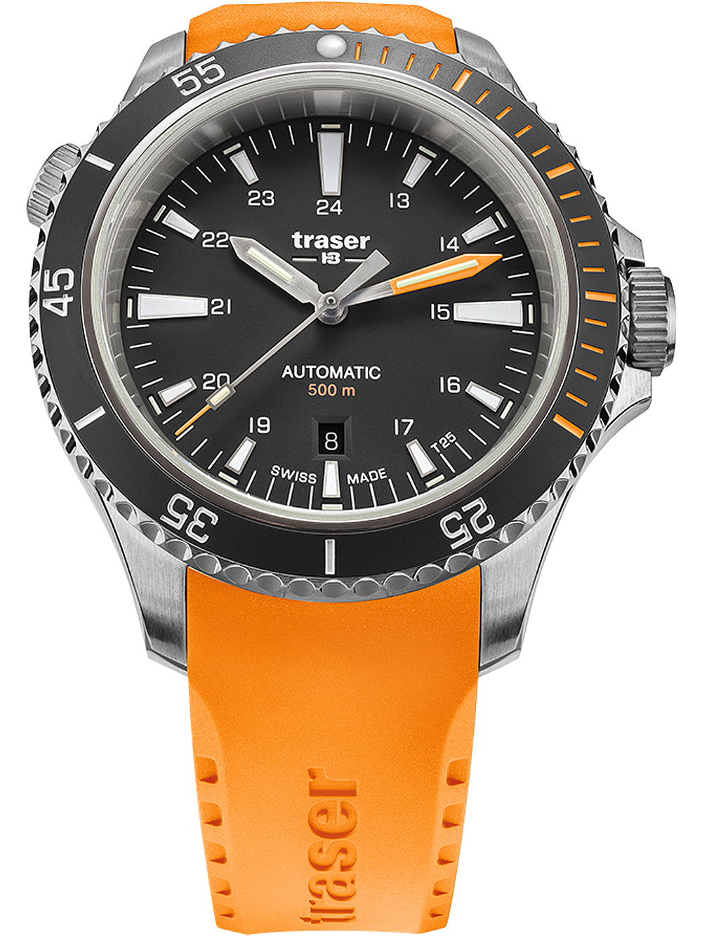 Traser H3 110323 P67 Diver Automatic Black vyriškas laikrodis 46mm 50ATM