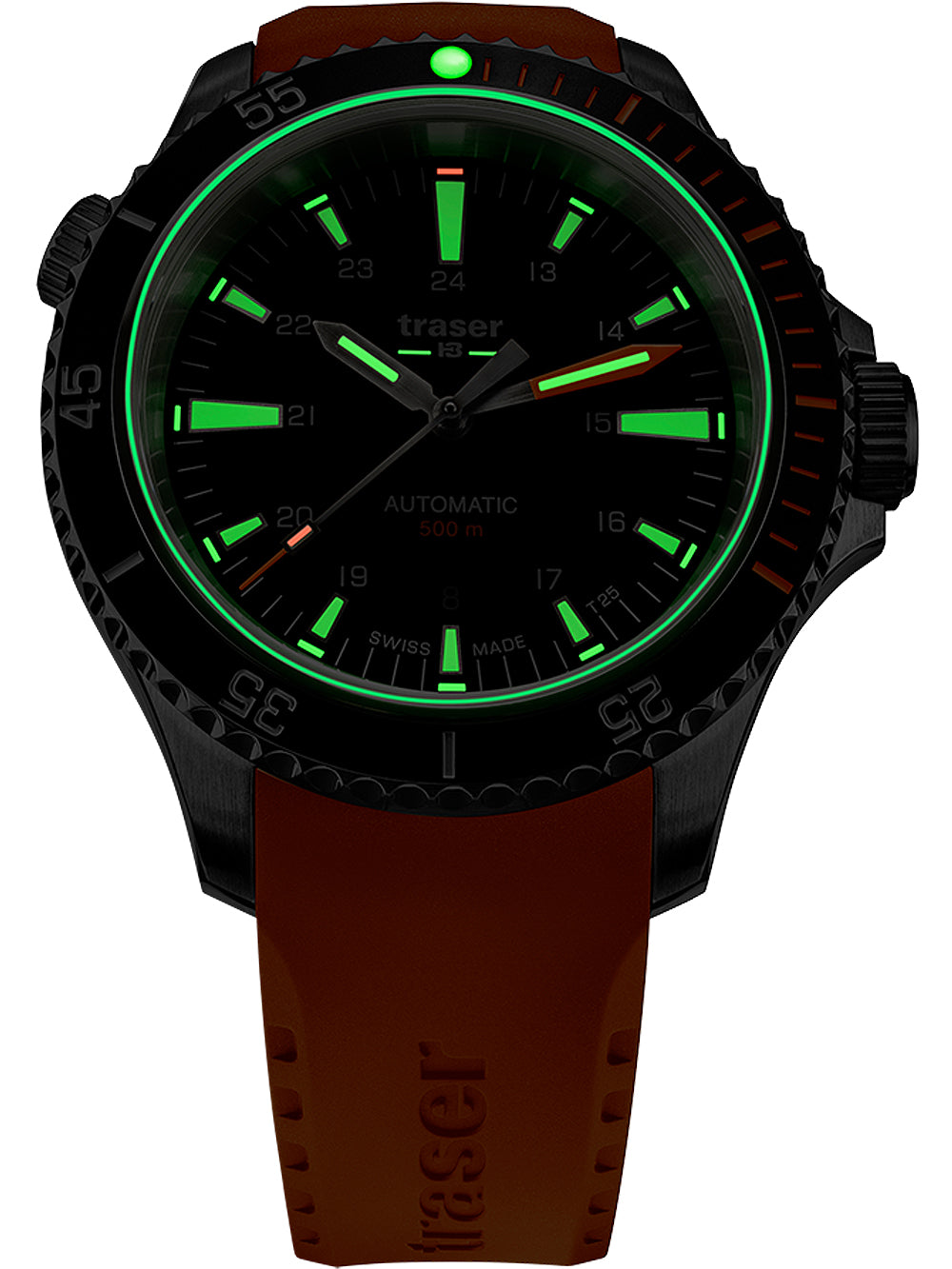 Traser H3 110323 P67 Diver Automatic Black vyriškas laikrodis 46mm 50ATM