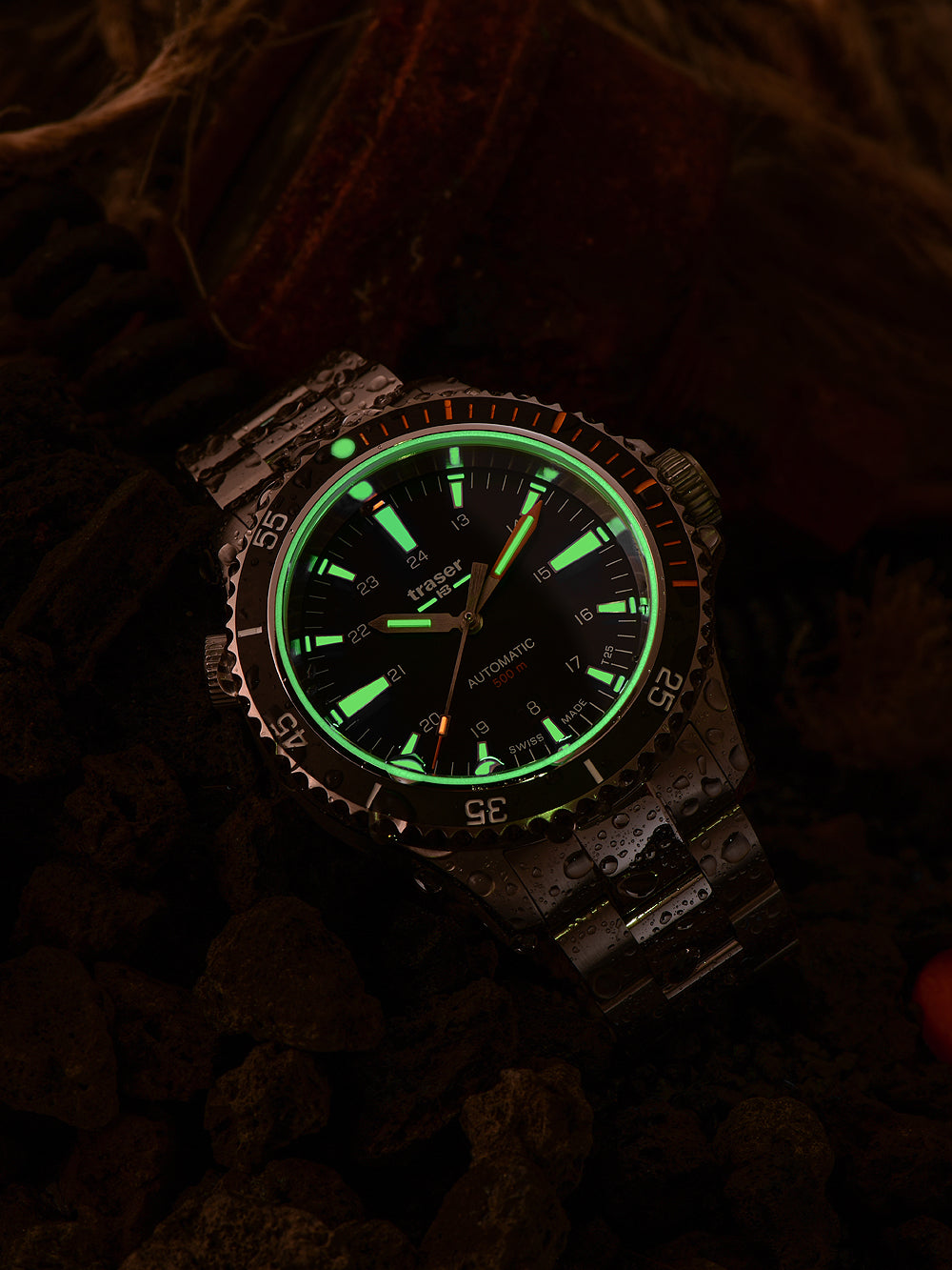 Traser H3 110324 P67 Diver Automatic Black vyriškas laikrodis 46mm 50ATM