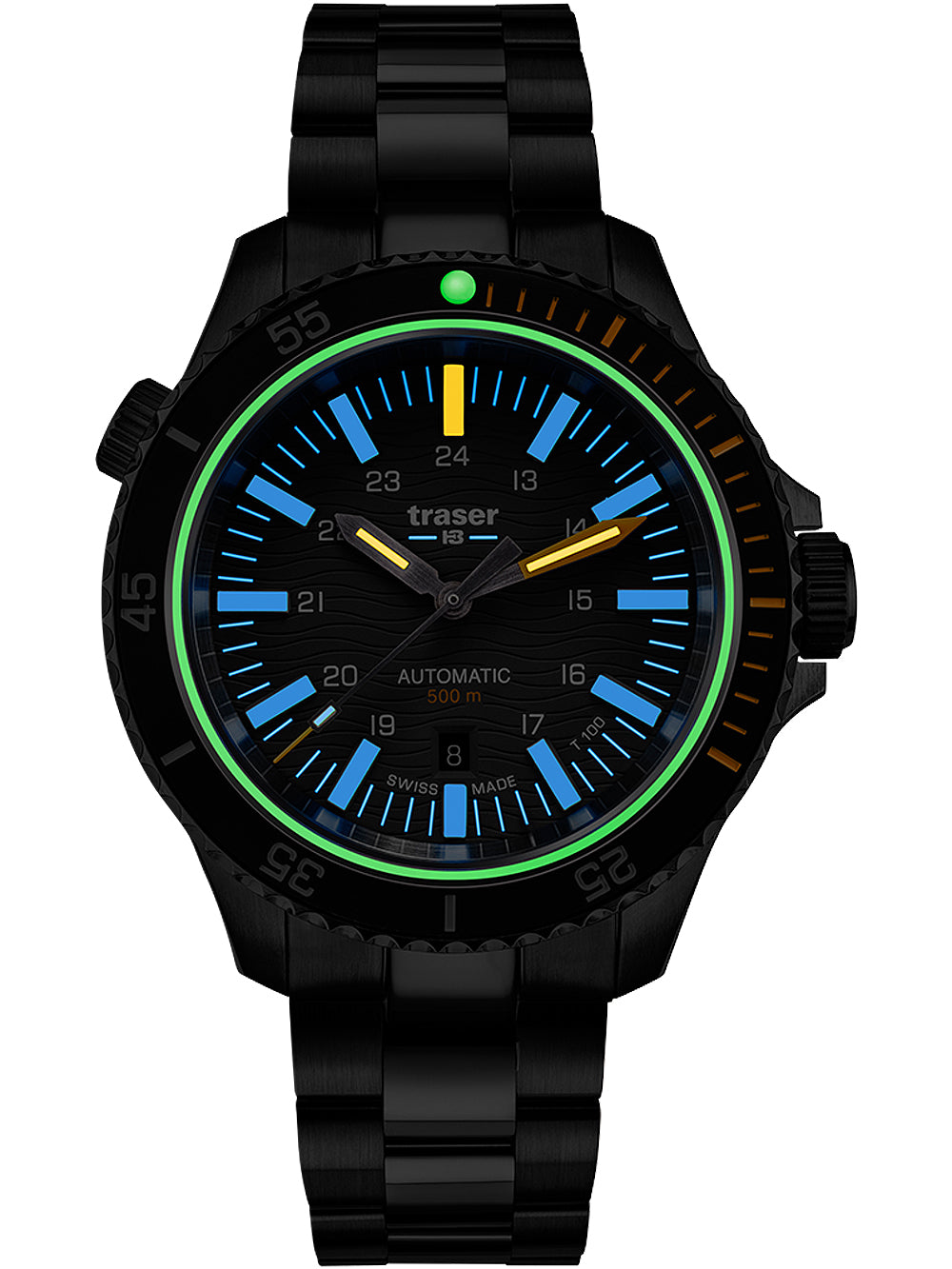 Traser H3 110332 P67 Diver Automatic T100 Grey vyriškas laikrodis 46mm 50ATM
