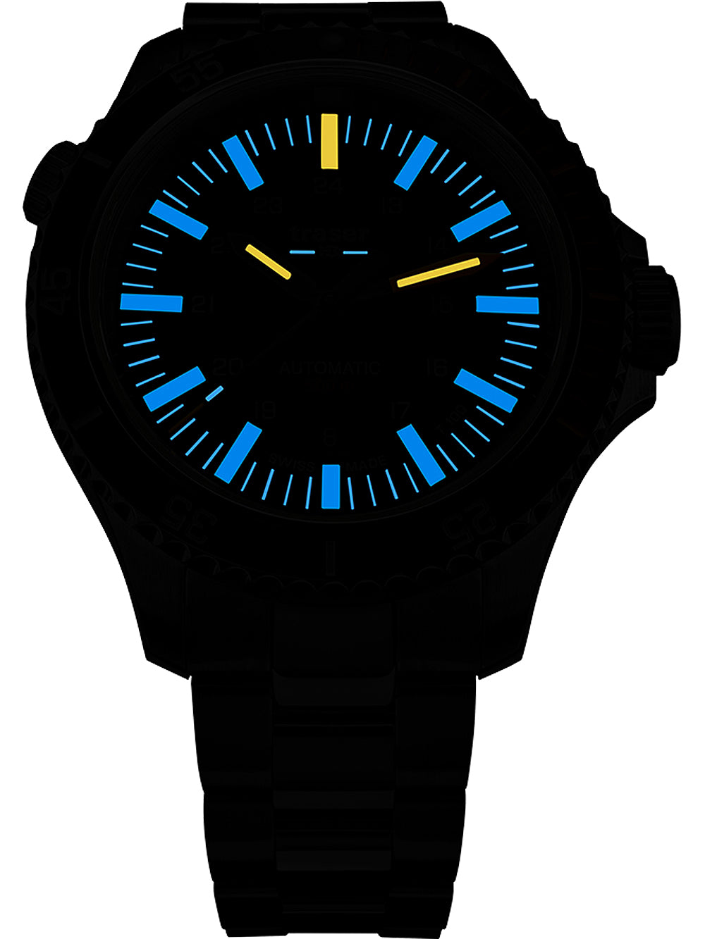 Traser H3 110332 P67 Diver Automatic T100 Grey vyriškas laikrodis 46mm 50ATM