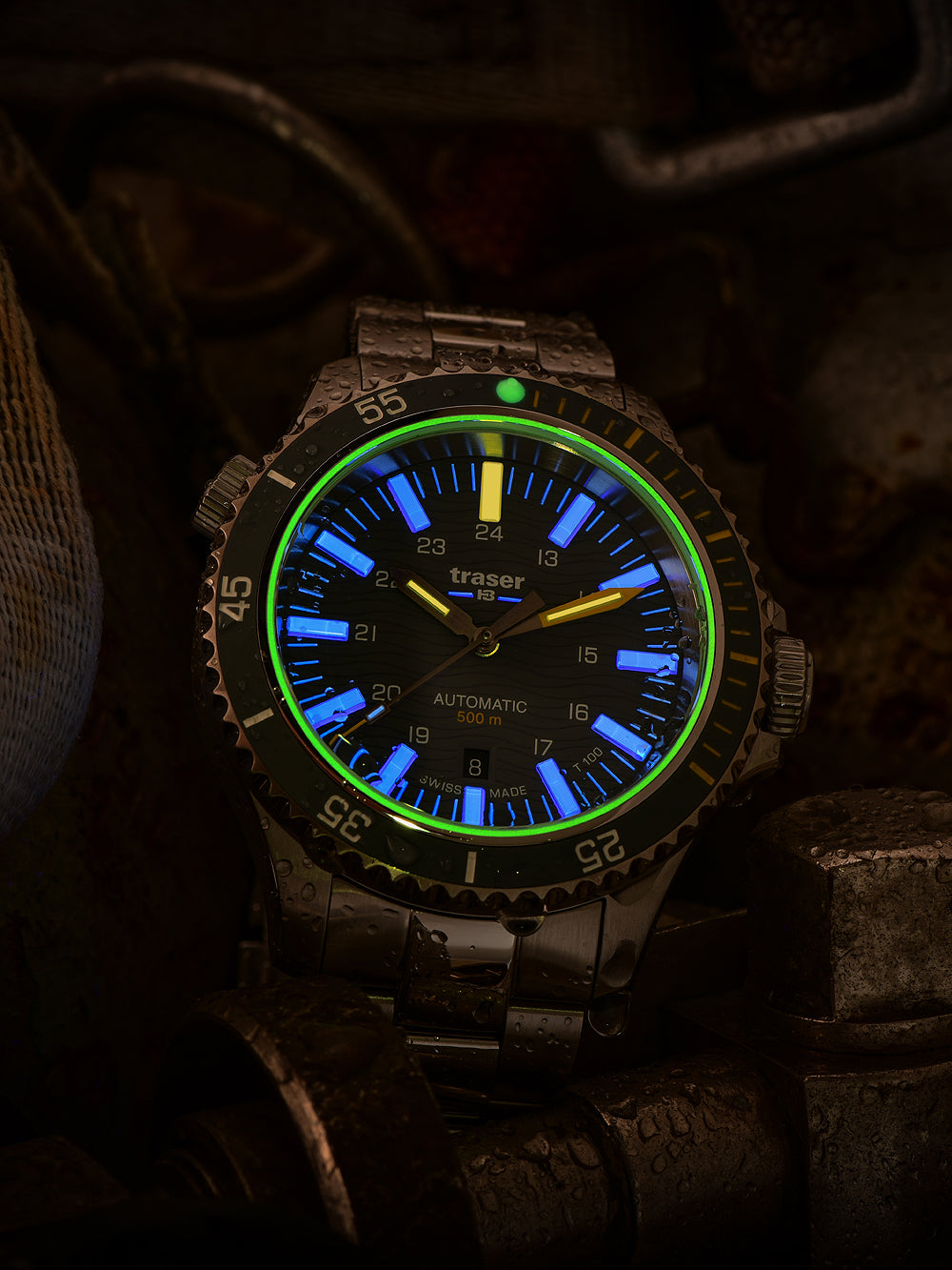 Traser H3 110329 P67 Diver Automatic T100 Grey Special Set vyriškas laikrodis