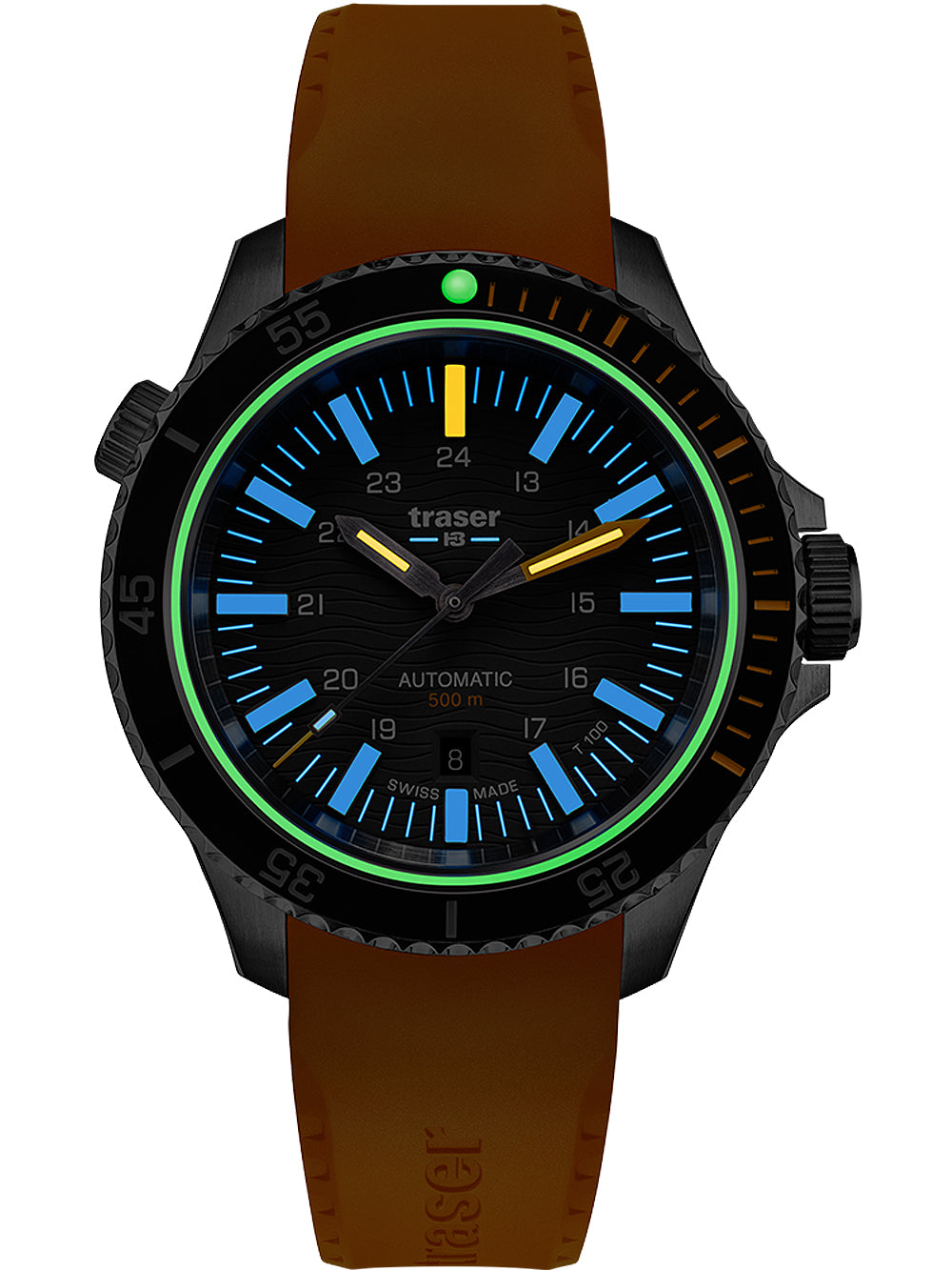 Traser H3 110331 P67 Diver Automatic T100 Grey vyriškas laikrodis 46mm 50ATM