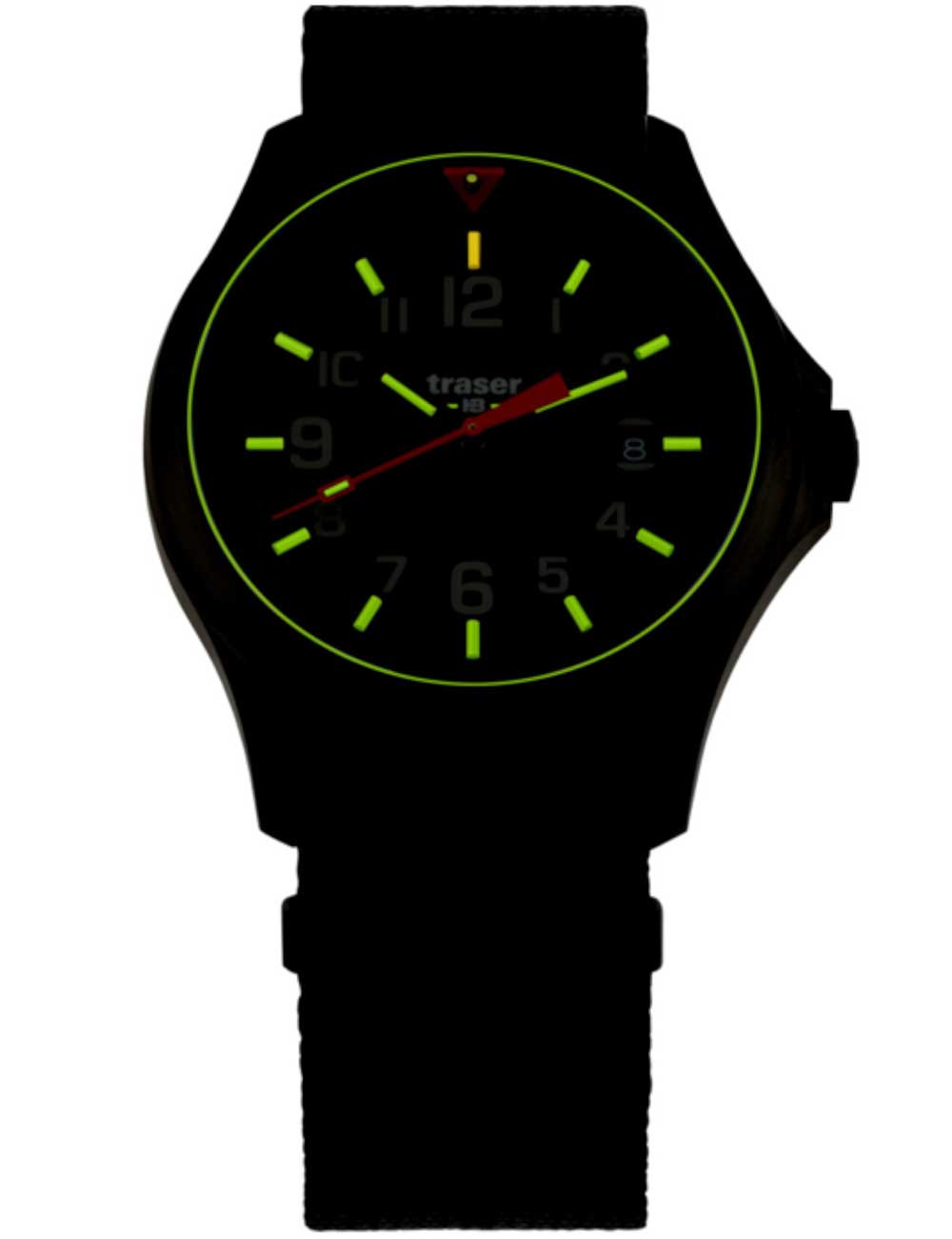 Traser H3 111066 vyriškas laikrodis P67 Officer Pro Black 42mm 10ATM