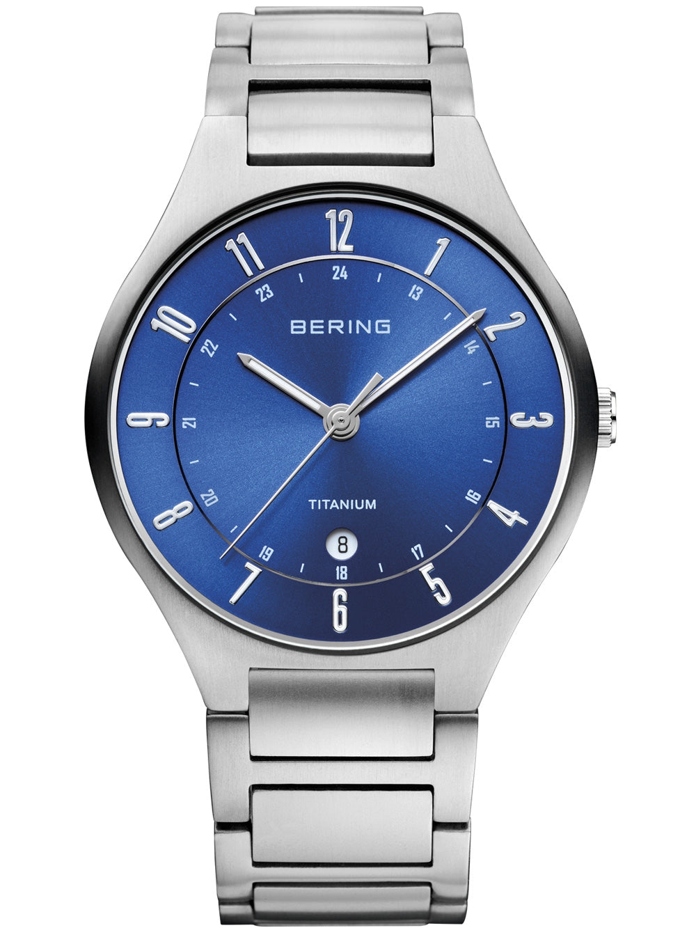 Bering 11739-707 Titanium vyriškas laikrodis 39mm 5 ATM