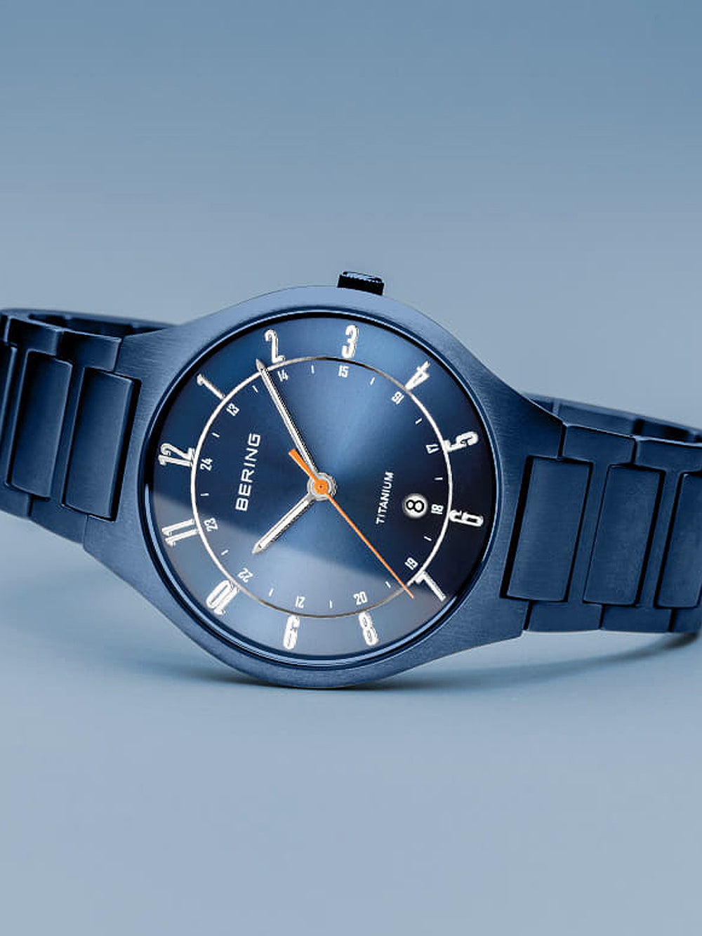Bering 11739-797 Titanium vyriškas laikrodis 39mm 5ATM