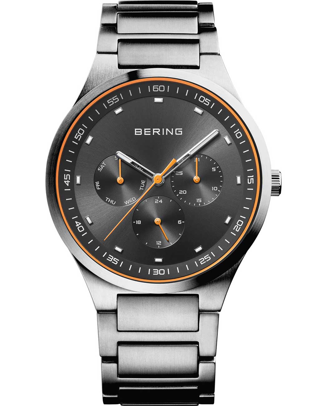 Bering 11740-009 Classic vyriškas laikrodis Multifunction 40mm 10ATM