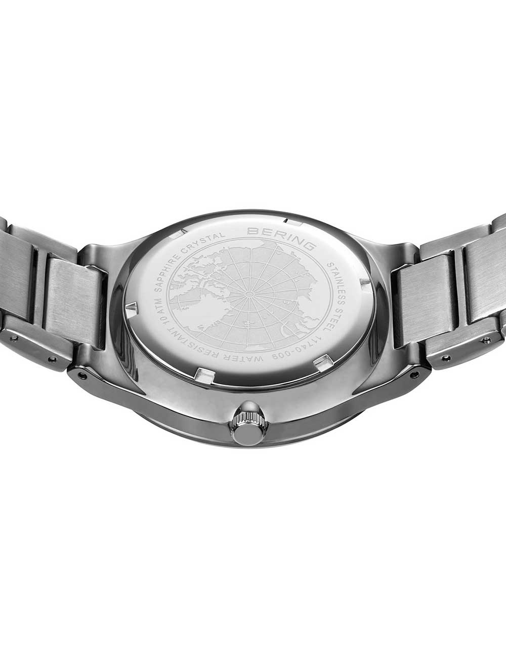 Bering 11740-009 Classic vyriškas laikrodis Multifunction 40mm 10ATM