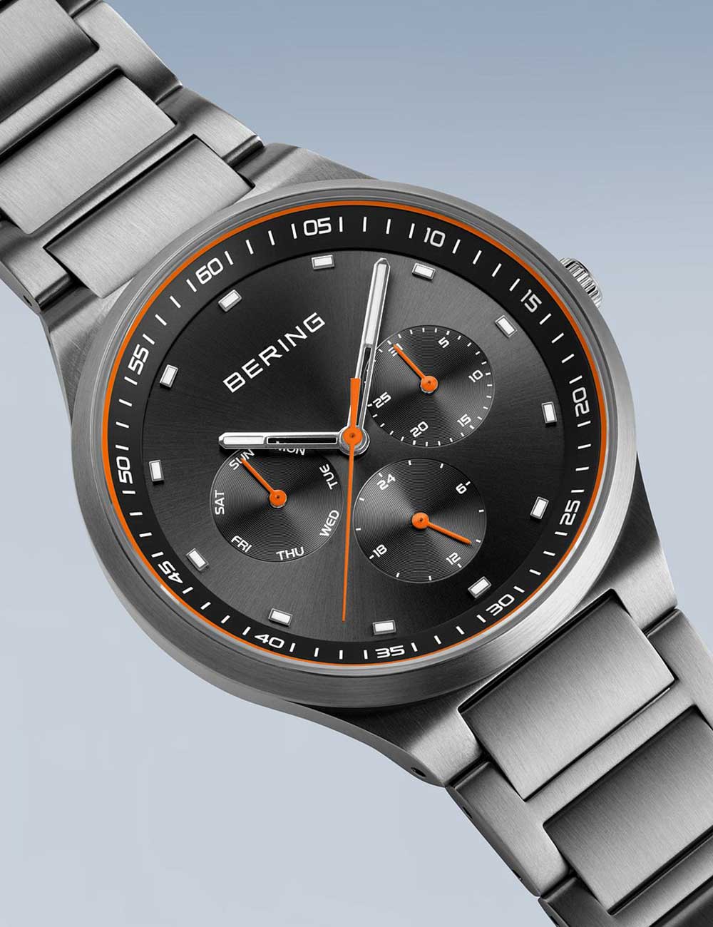 Bering 11740-009 Classic vyriškas laikrodis Multifunction 40mm 10ATM