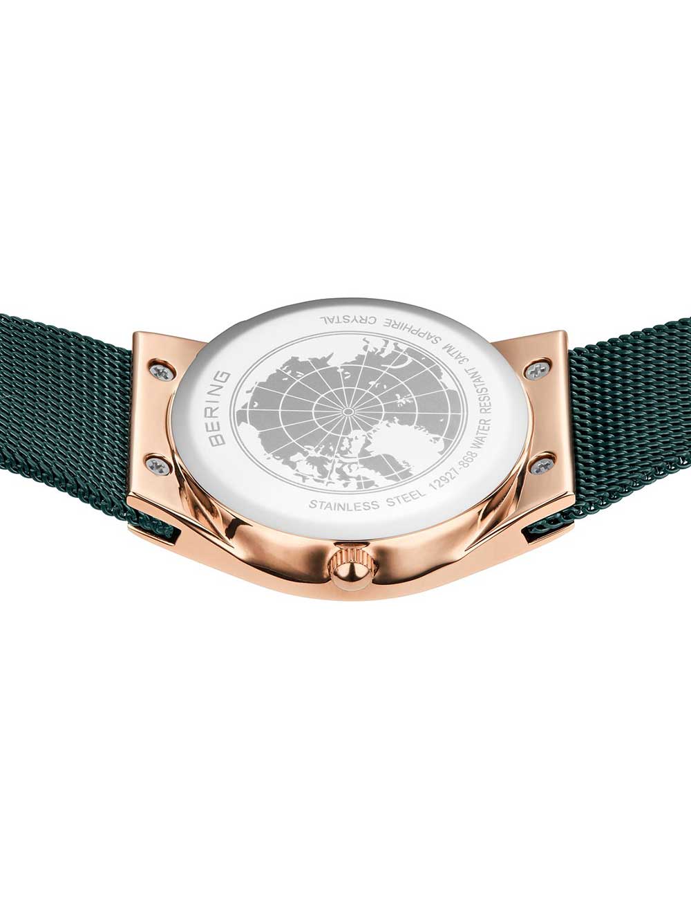 Bering 12927-868 Classic moteriškas laikrodis Swarovski Crystals 27mm 3ATM