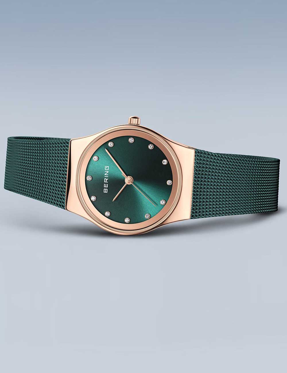 Bering 12927-868 Classic moteriškas laikrodis Swarovski Crystals 27mm 3ATM