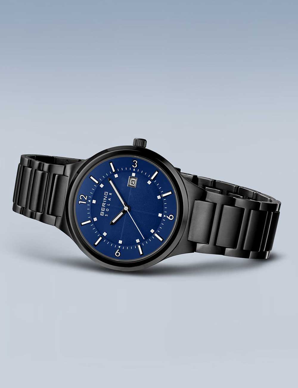 Bering 14442-727 vyriškas laikrodis Slim-Solar 42mm 5ATM