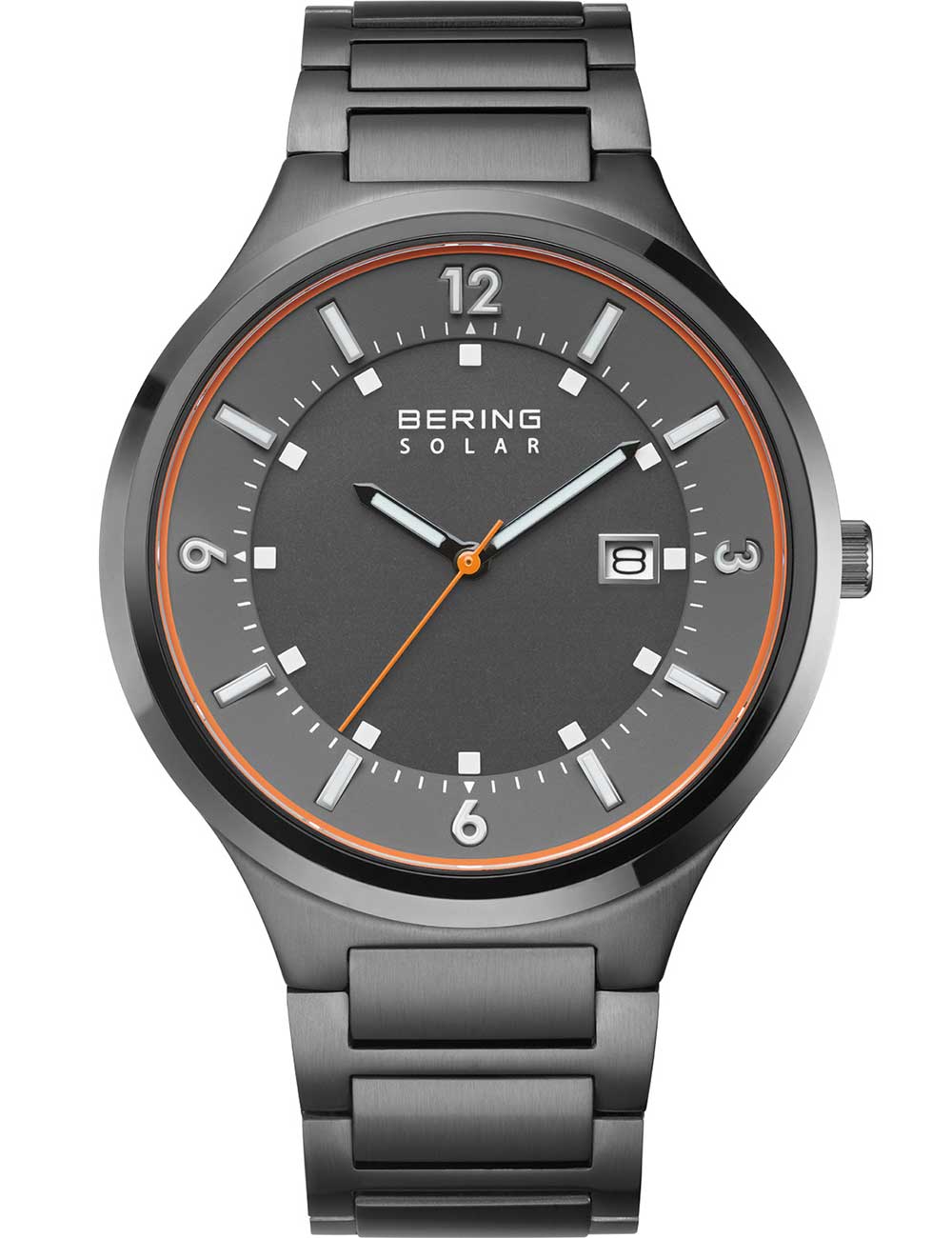 Bering 14442-777 vyriškas laikrodis Slim-Solar 42mm 5ATM
