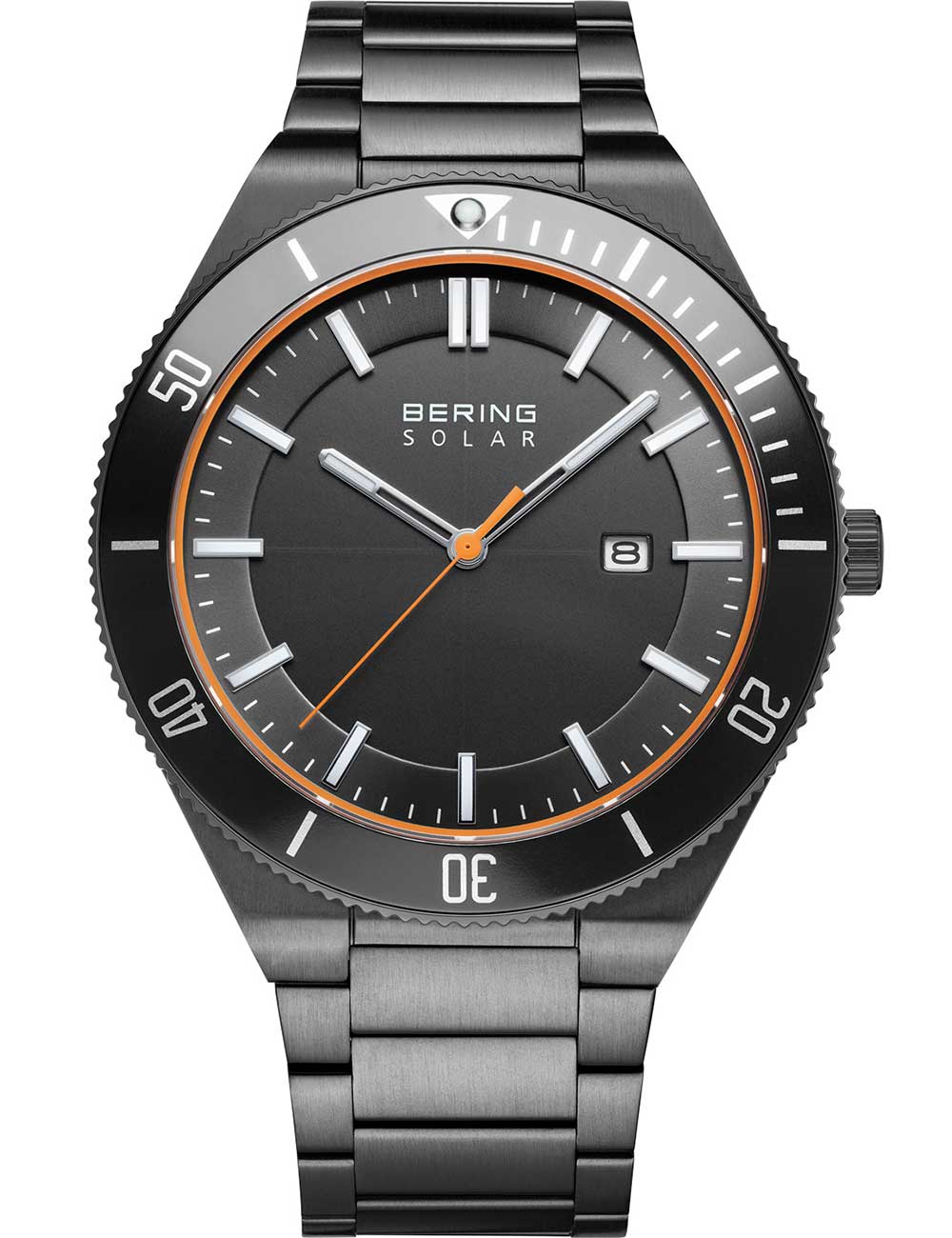Bering 14443-779 vyriškas laikrodis Solar laikrodis 43mm 10ATM