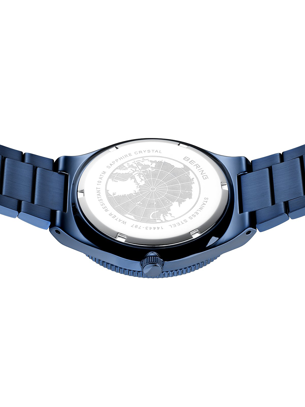 Bering 14443-797 vyriškas laikrodis Solar laikrodis 43mm 10ATM