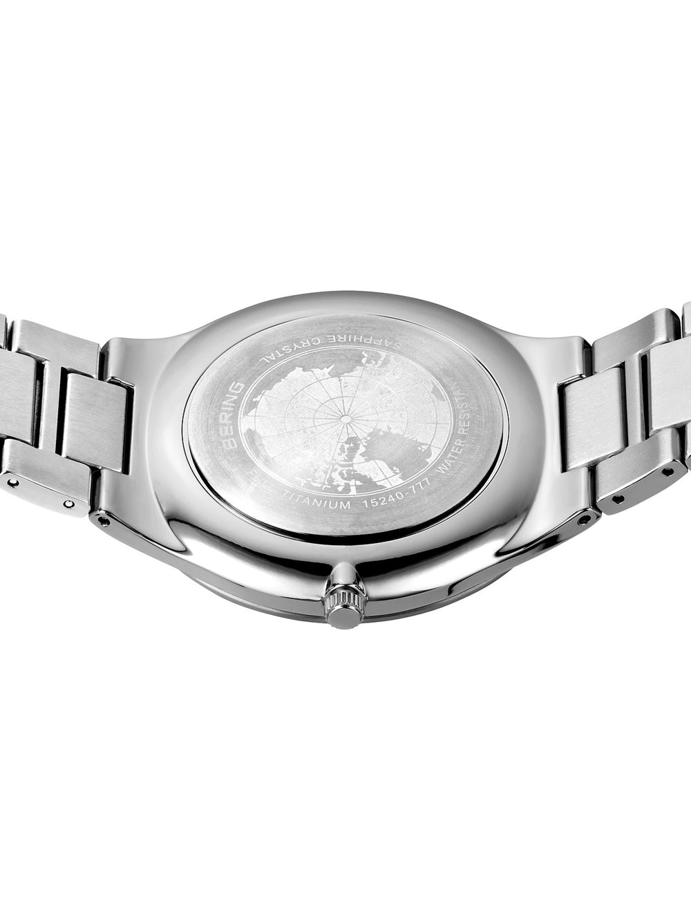 Bering 15240-777 vyriškas laikrodis Titanium vyriškas laikrodis 40mm 5ATM