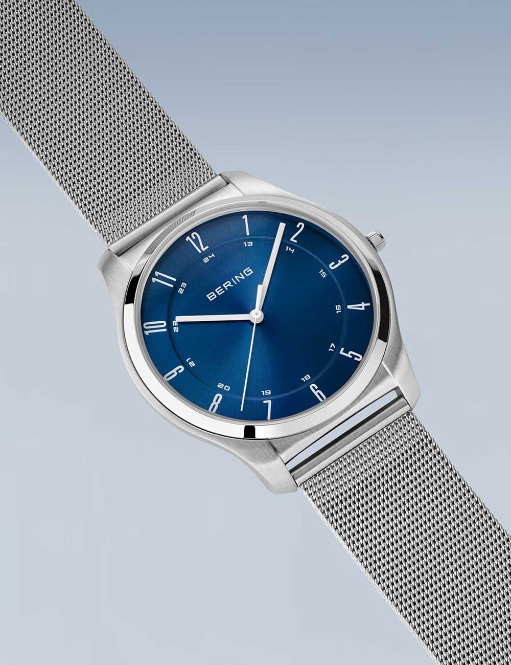 Bering 18340-307 vyriškas laikrodis Ultra-Slim 40mm 3ATM
