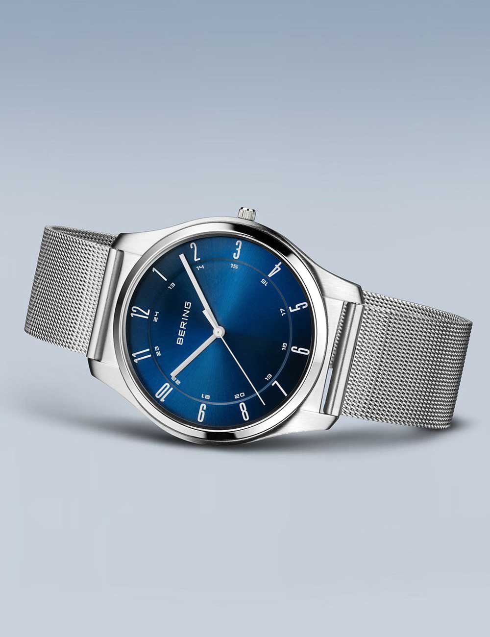 Bering 18340-307 vyriškas laikrodis Ultra-Slim 40mm 3ATM