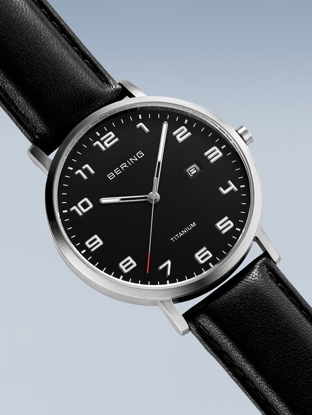 Bering 18640-402 vyriškas laikrodis Titanium vyriškas laikrodis 40mm 5ATM
