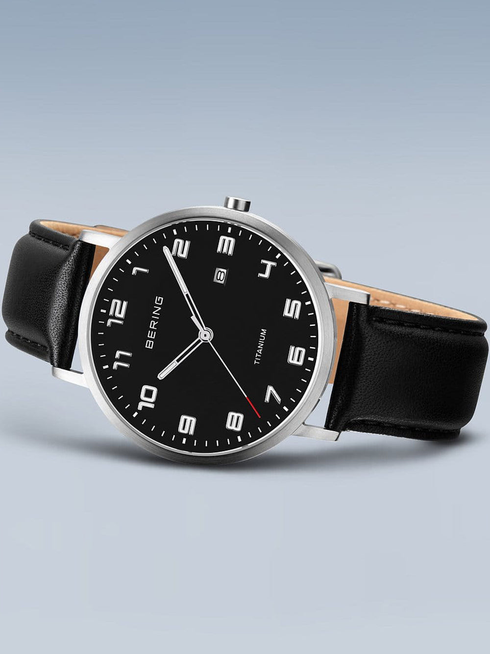 Bering 18640-402 vyriškas laikrodis Titanium vyriškas laikrodis 40mm 5ATM